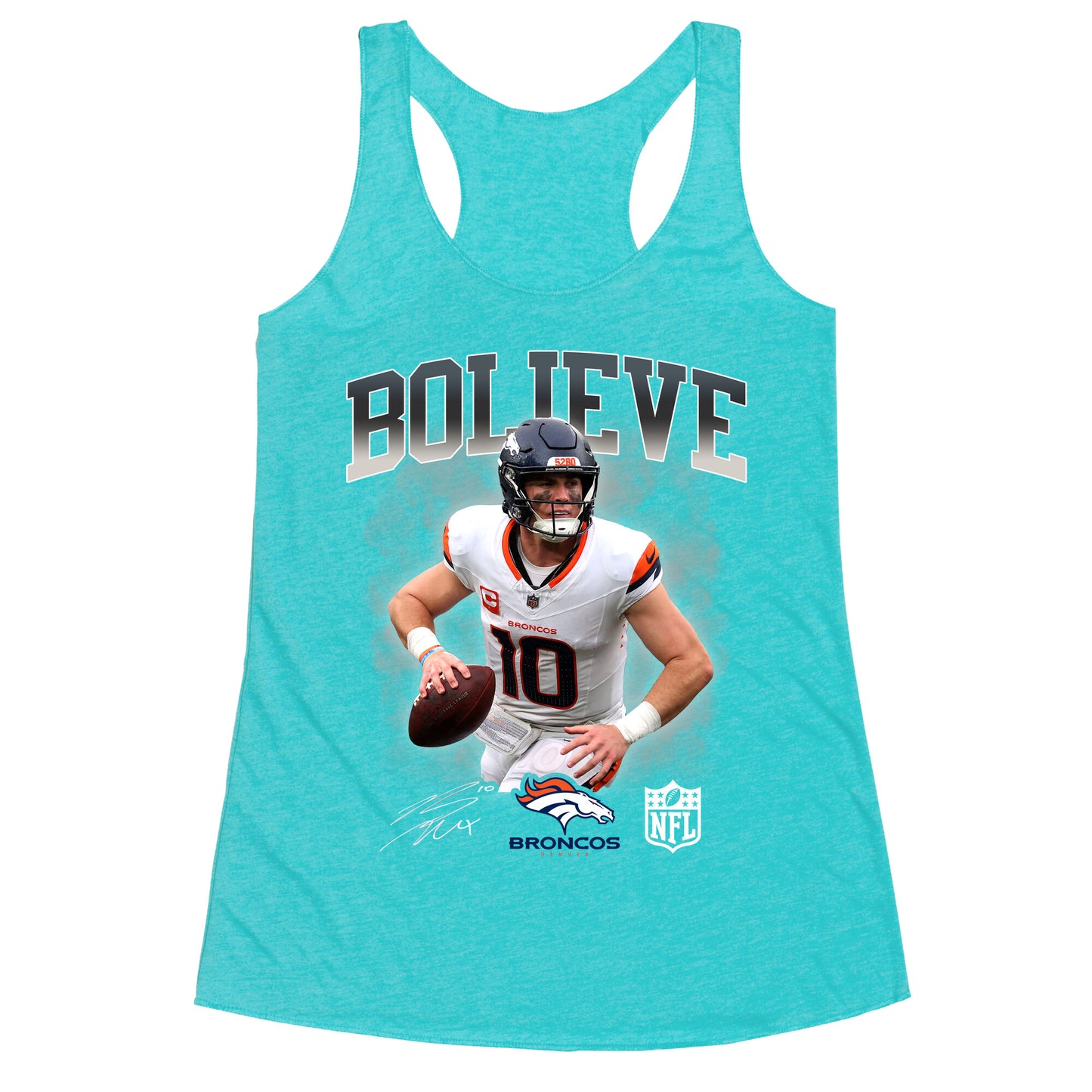 Bo Nix Bolieve Racerback Tank