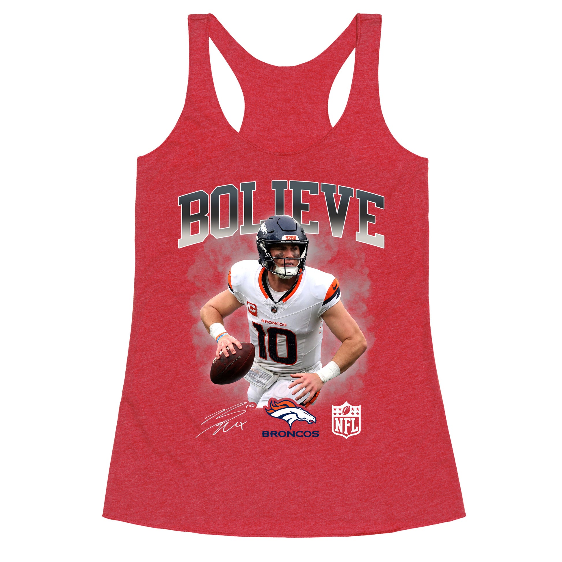 Bo Nix Bolieve Racerback Tank