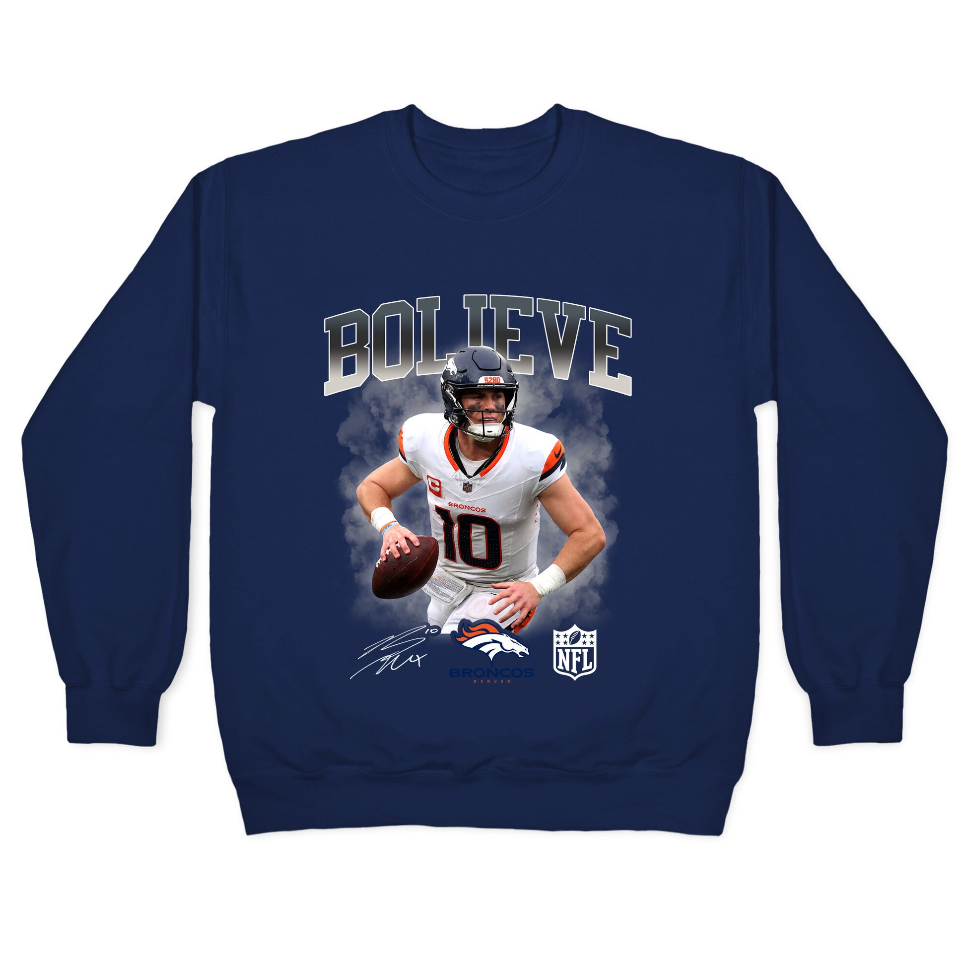 Bo Nix Bolieve Crewneck Sweatshirt