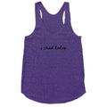 I Cried Today Cursive Racerback Tank