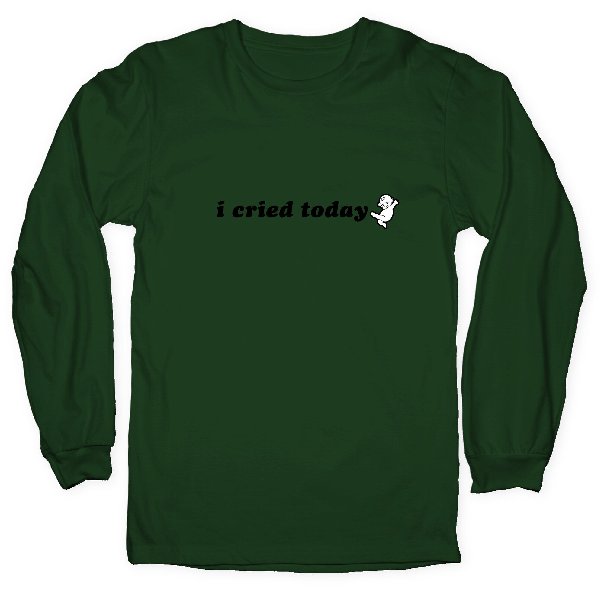 I Cried Today Baby Longsleeve Tee