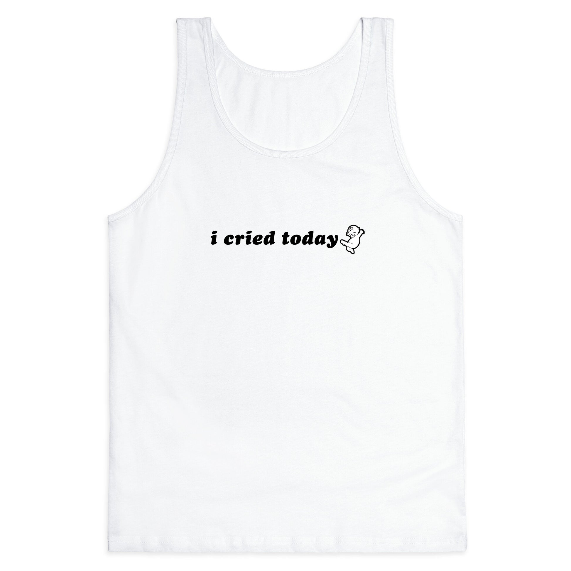 I Cried Today Baby Tank Top