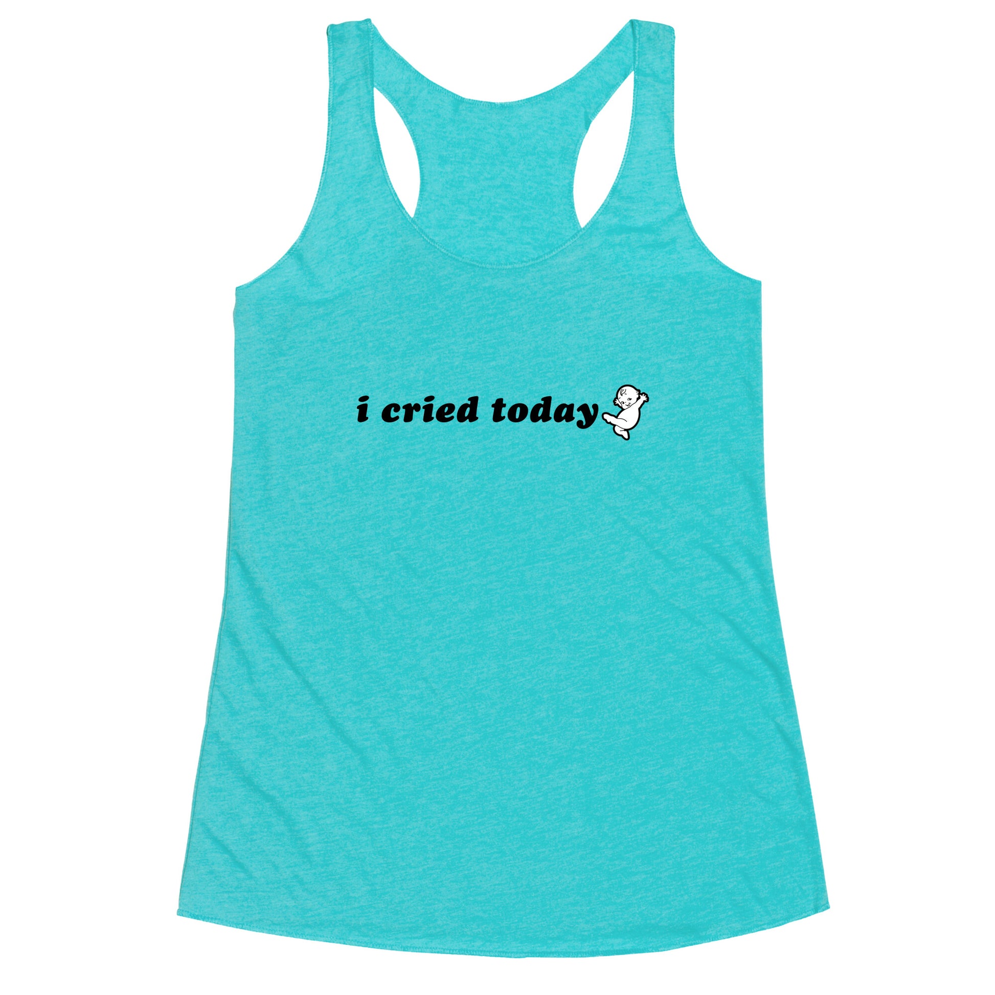 I Cried Today Baby Racerback Tank