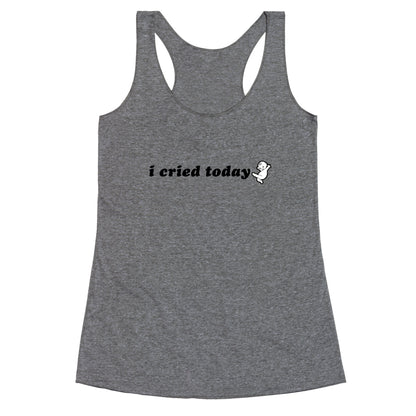 I Cried Today Baby Racerback Tank