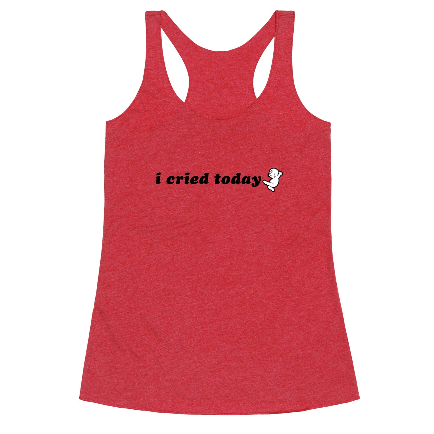 I Cried Today Baby Racerback Tank