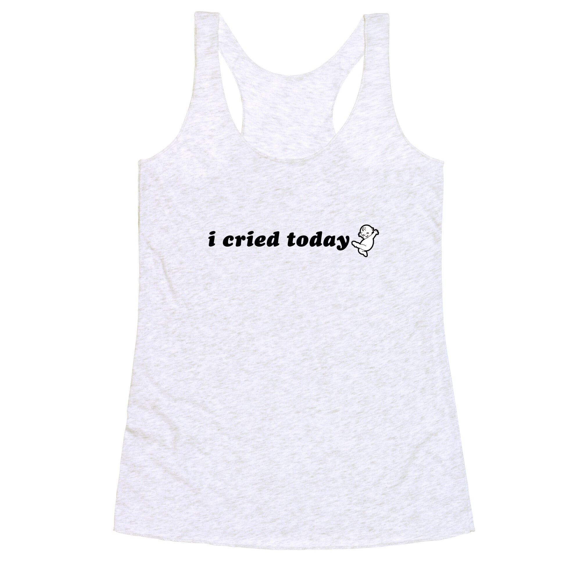 I Cried Today Baby Racerback Tank