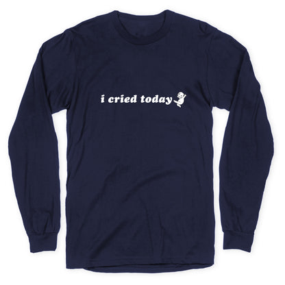 I Cried Today Baby Longsleeve Tee