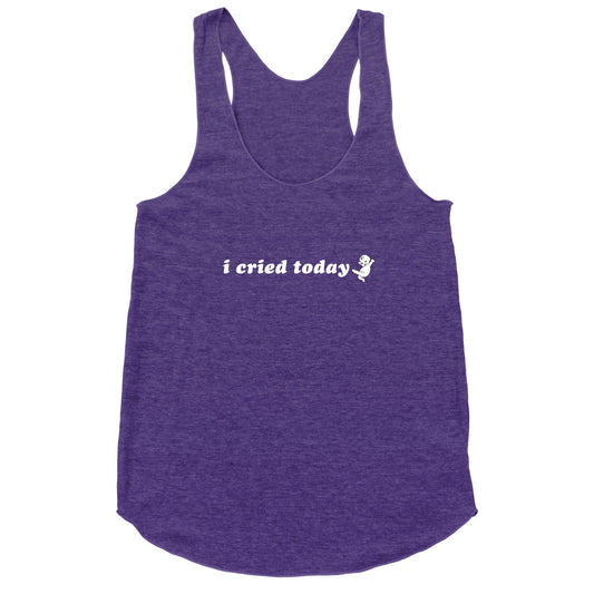 I Cried Today Baby Racerback Tank