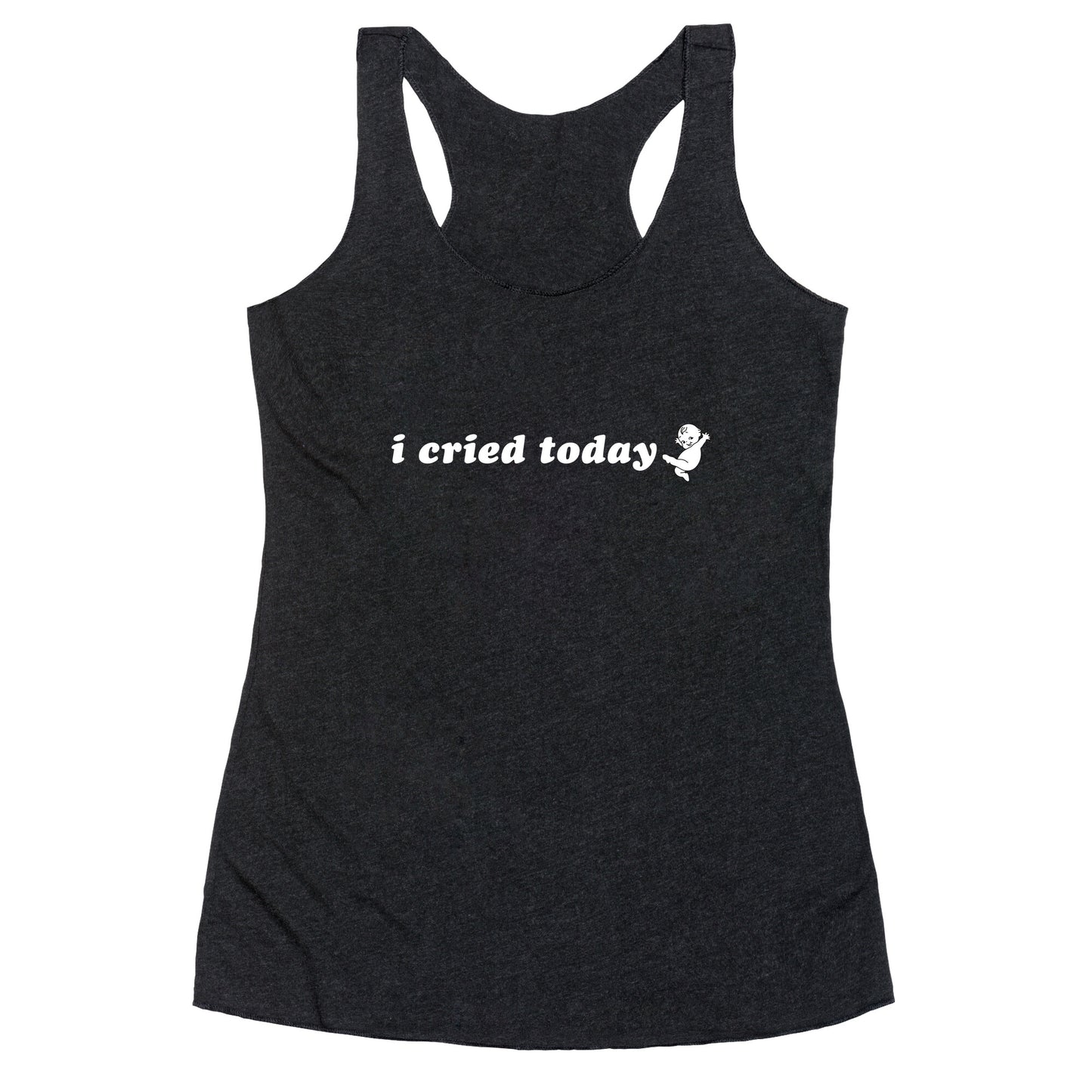 I Cried Today Baby Racerback Tank
