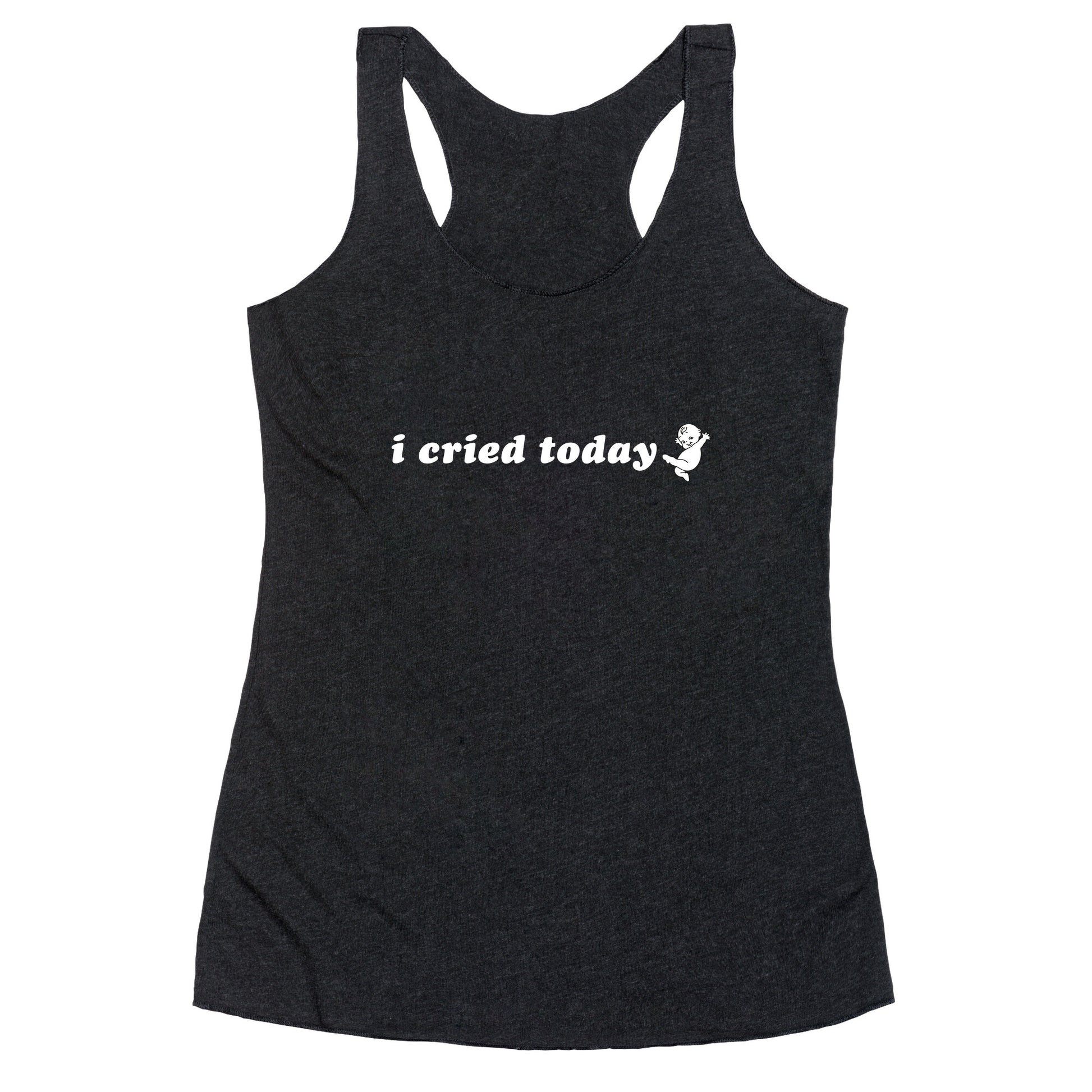 I Cried Today Baby Racerback Tank