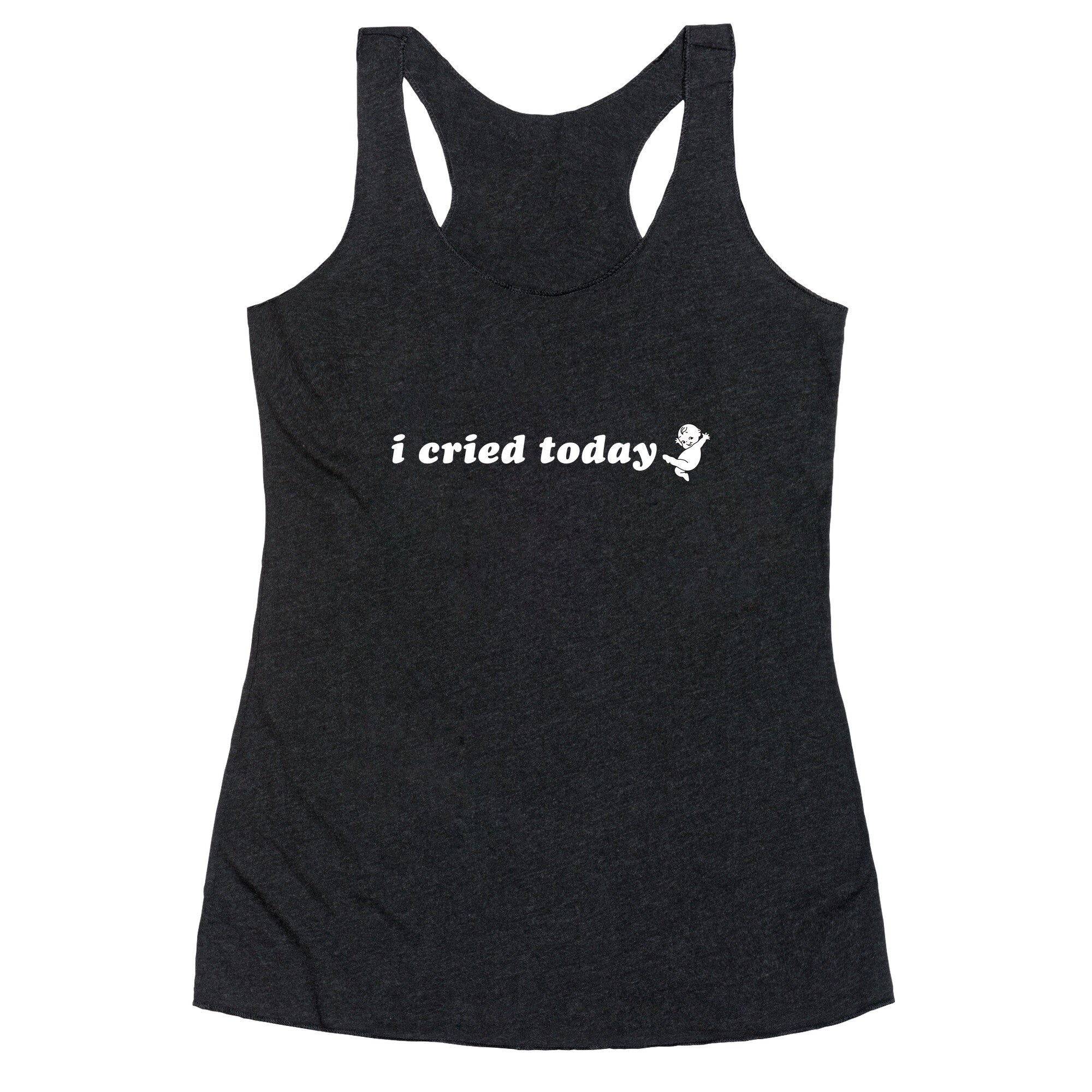 I Cried Today Baby Racerback Tank