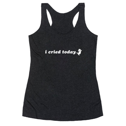 I Cried Today Baby Racerback Tank