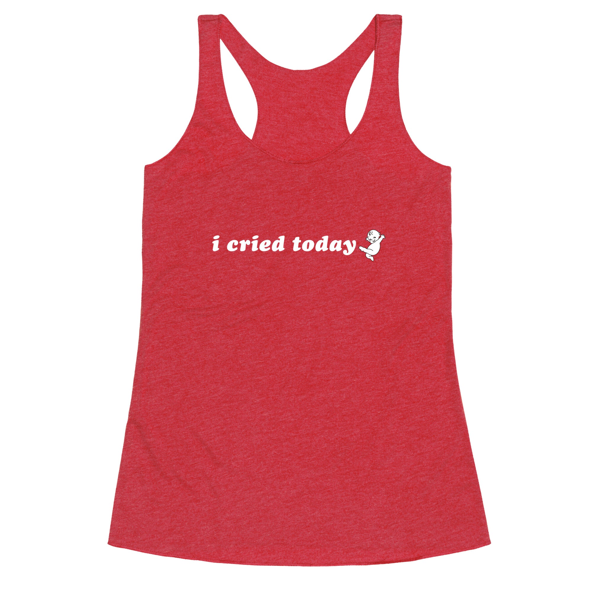 I Cried Today Baby Racerback Tank