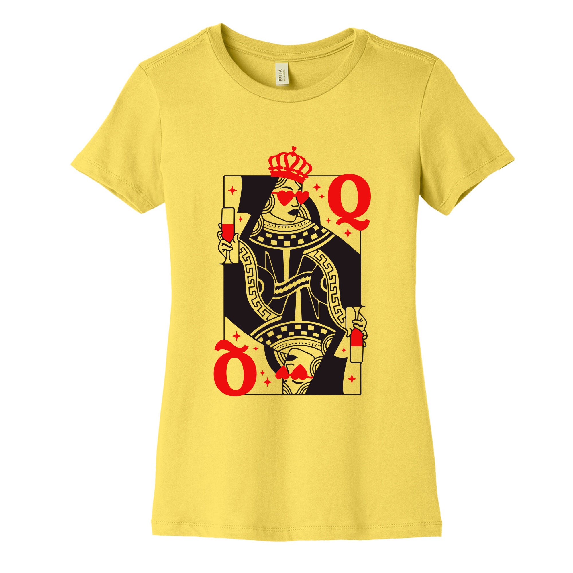 Queen of Hearts Womens Cotton Tee