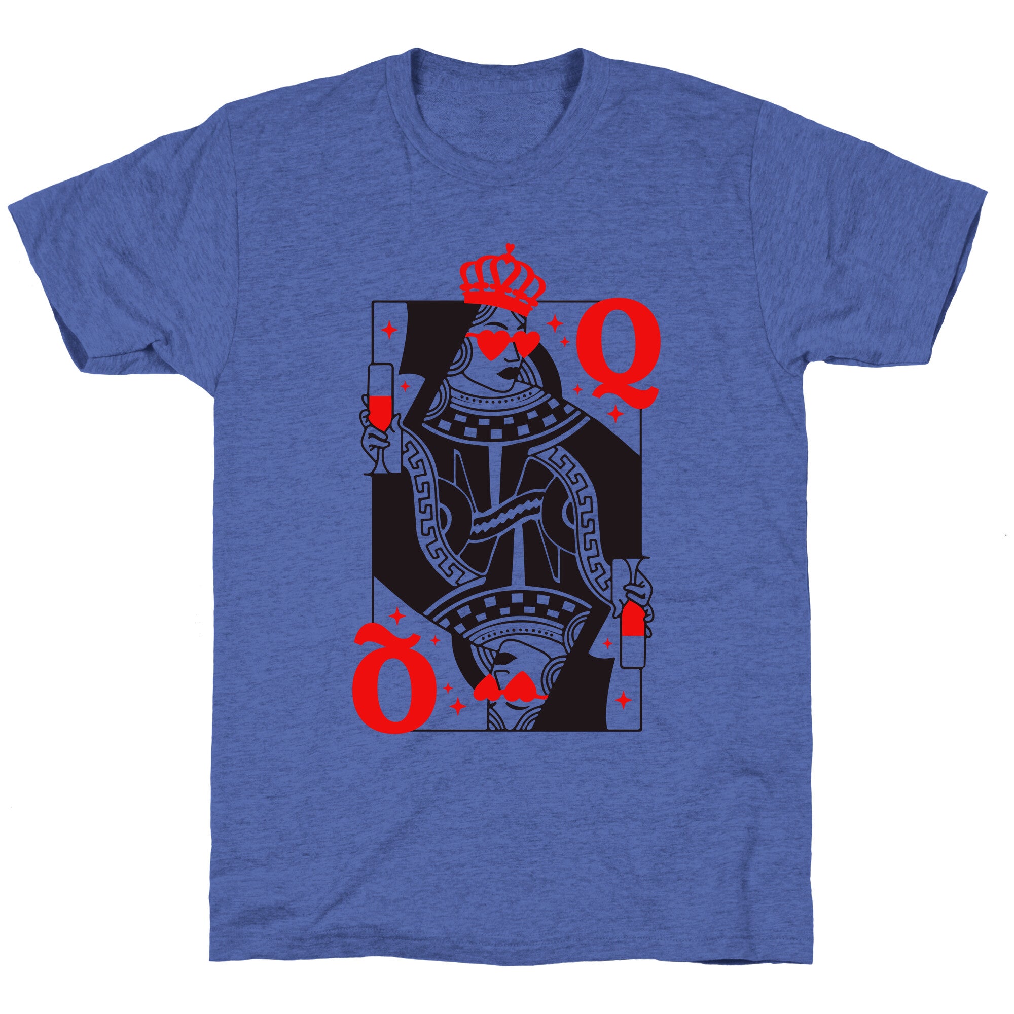 Queen of Hearts Unisex Triblend Tee