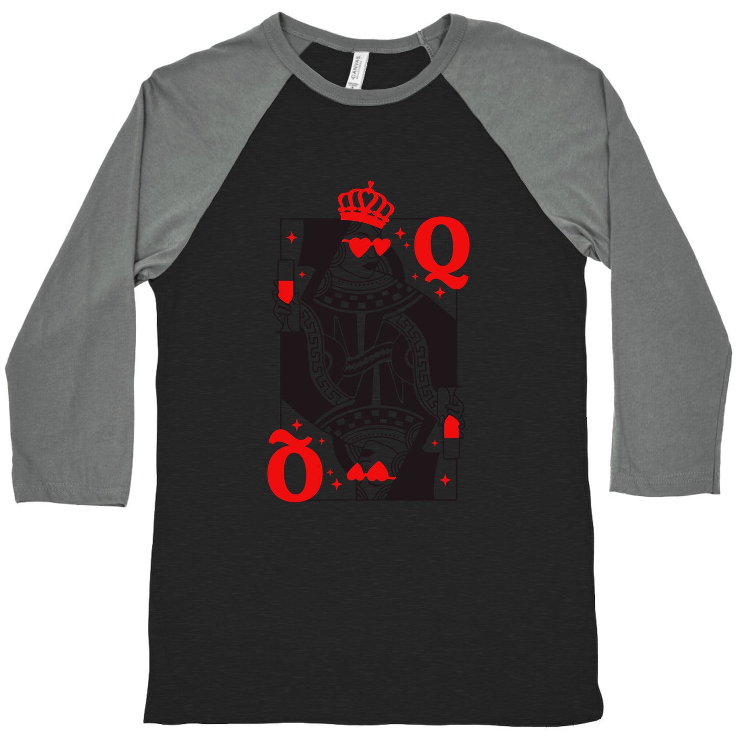 Queen of Hearts Baseball Tee