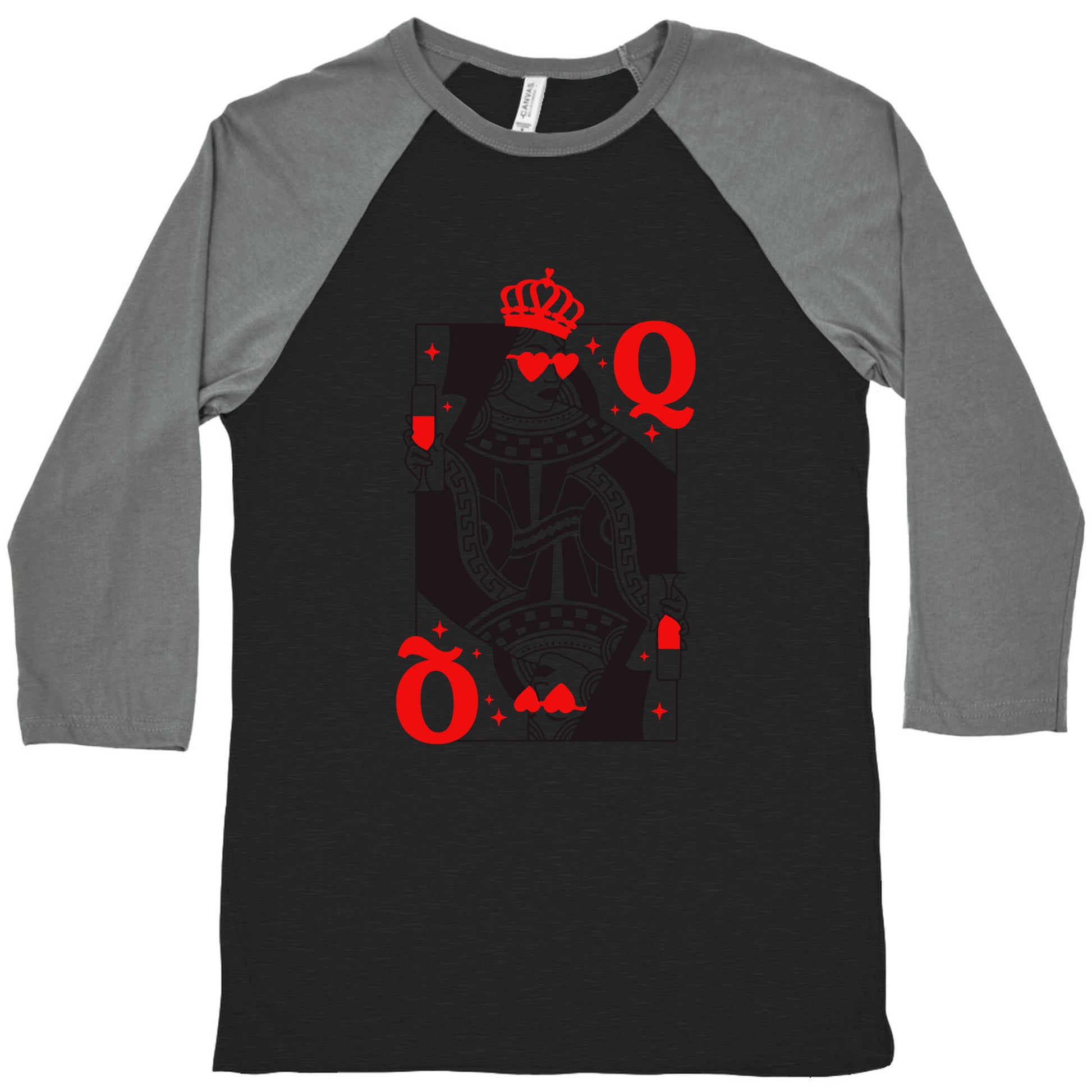 Queen of Hearts Baseball Tee
