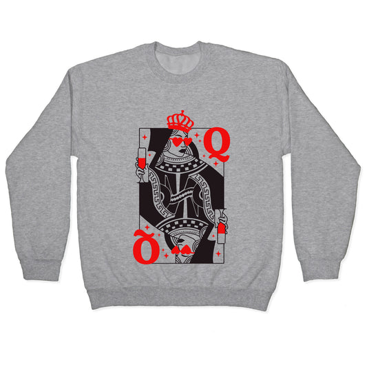 Queen of Hearts Crewneck Sweatshirt