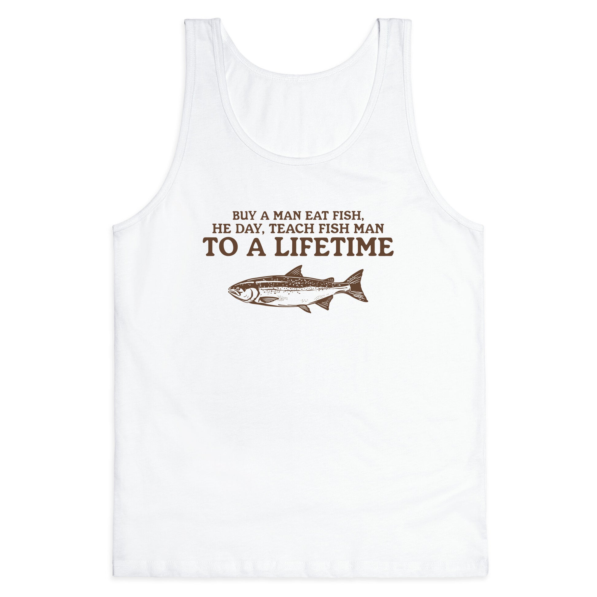 Buy A Man Eat Fish Tank Top