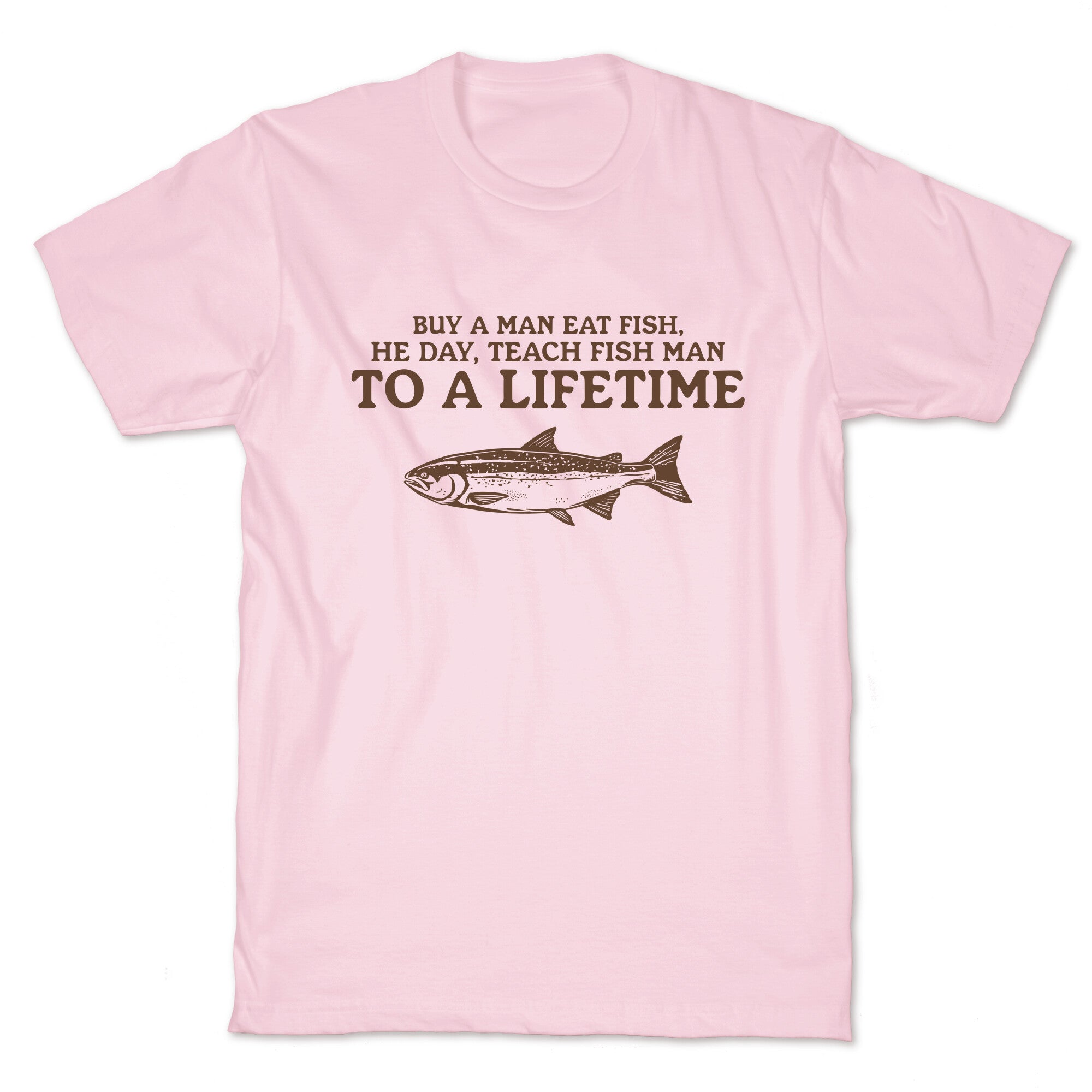Buy A Man Eat Fish T-Shirt