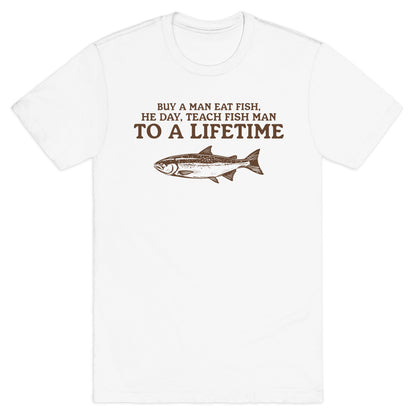 Buy A Man Eat Fish T-Shirt