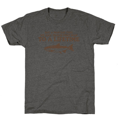Buy A Man Eat Fish Unisex Triblend Tee