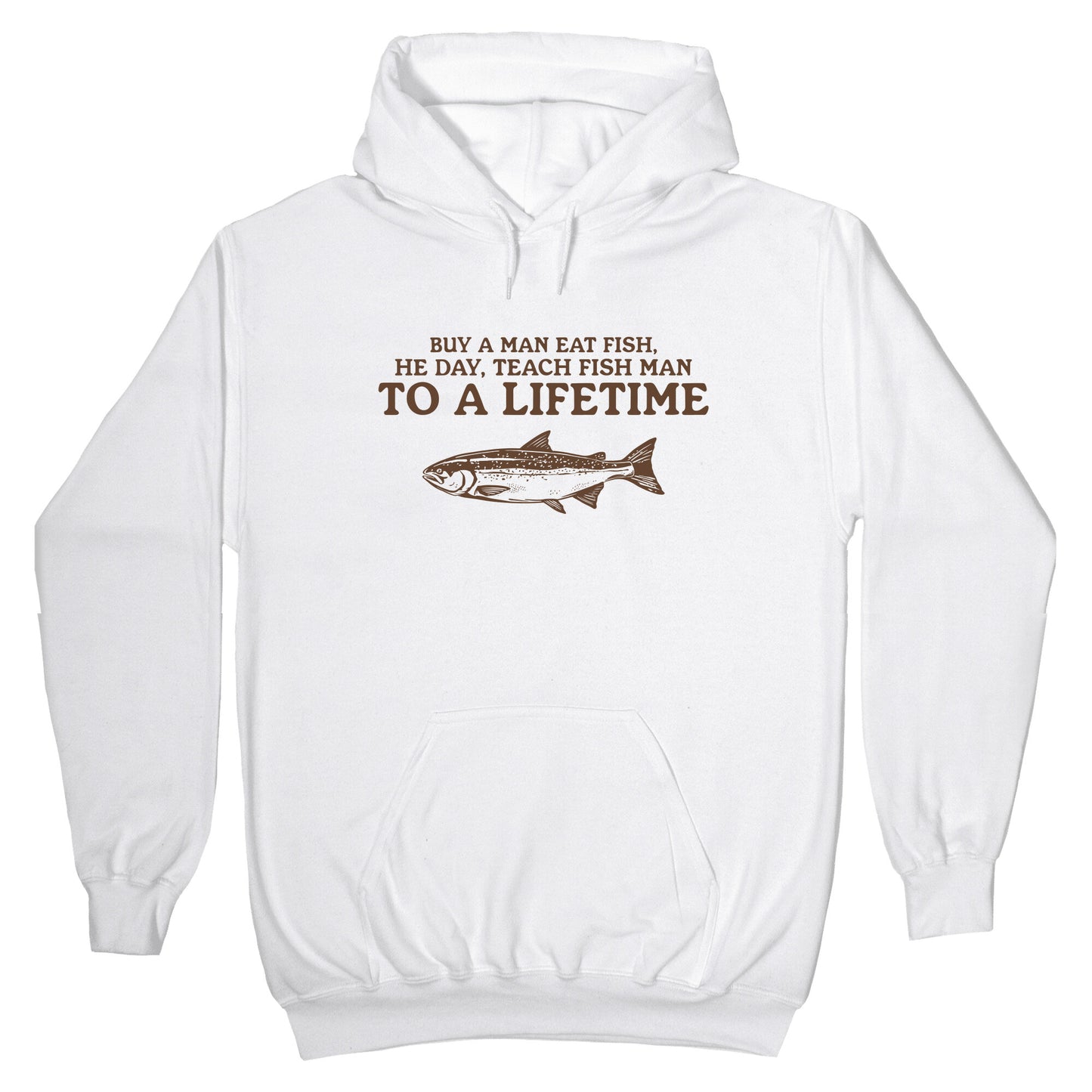 Buy A Man Eat Fish Hoodie