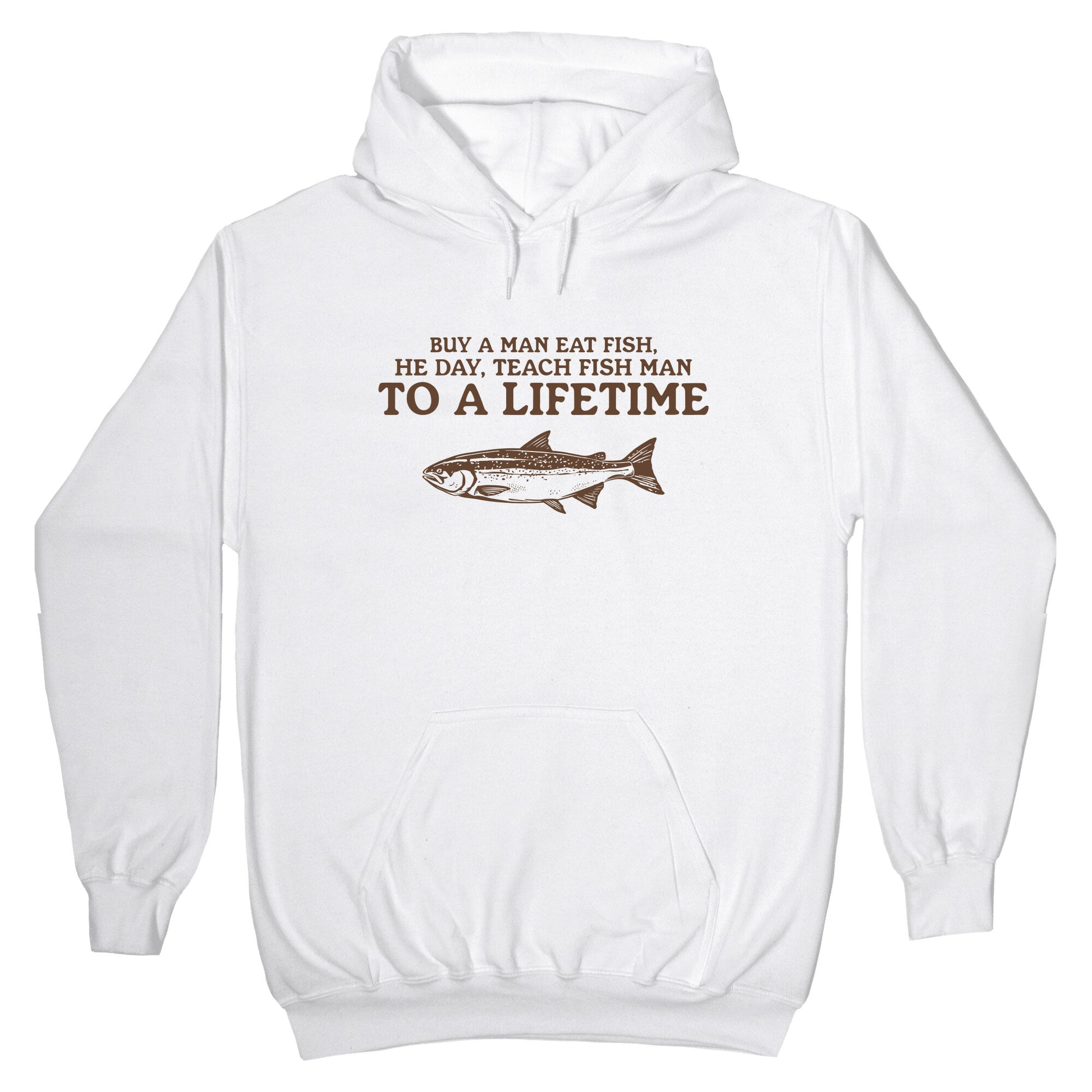 Buy A Man Eat Fish Hoodie