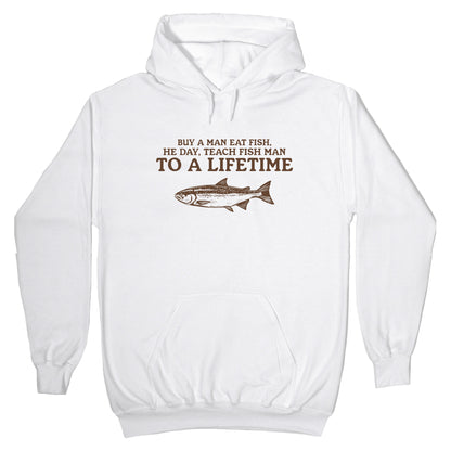 Buy A Man Eat Fish Hoodie