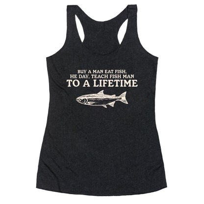 Buy A Man Eat Fish Racerback Tank