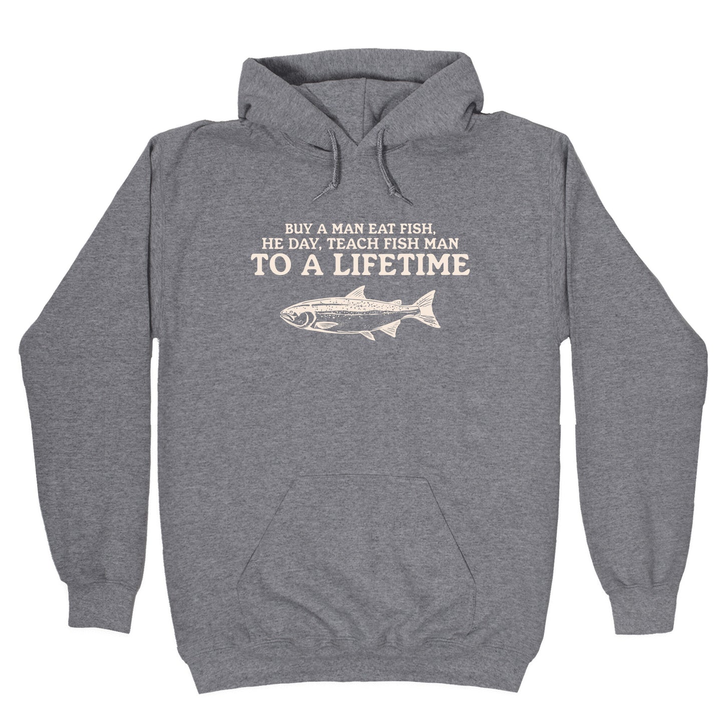 Buy A Man Eat Fish Hoodie