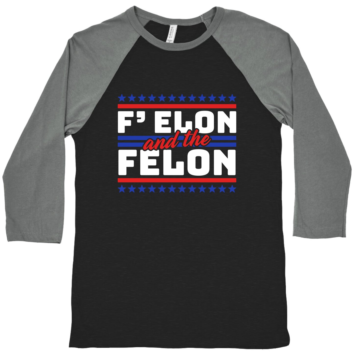 Elon & The Felon Baseball Tee