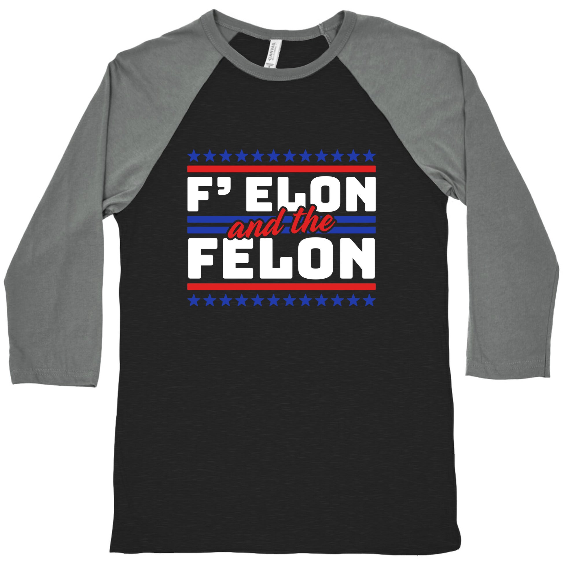 Elon & The Felon Baseball Tee