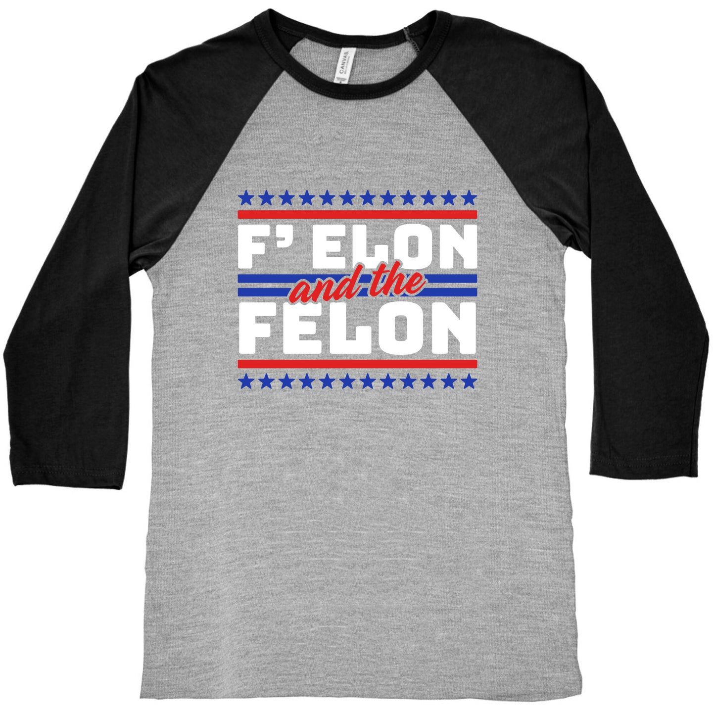 Elon & The Felon Baseball Tee