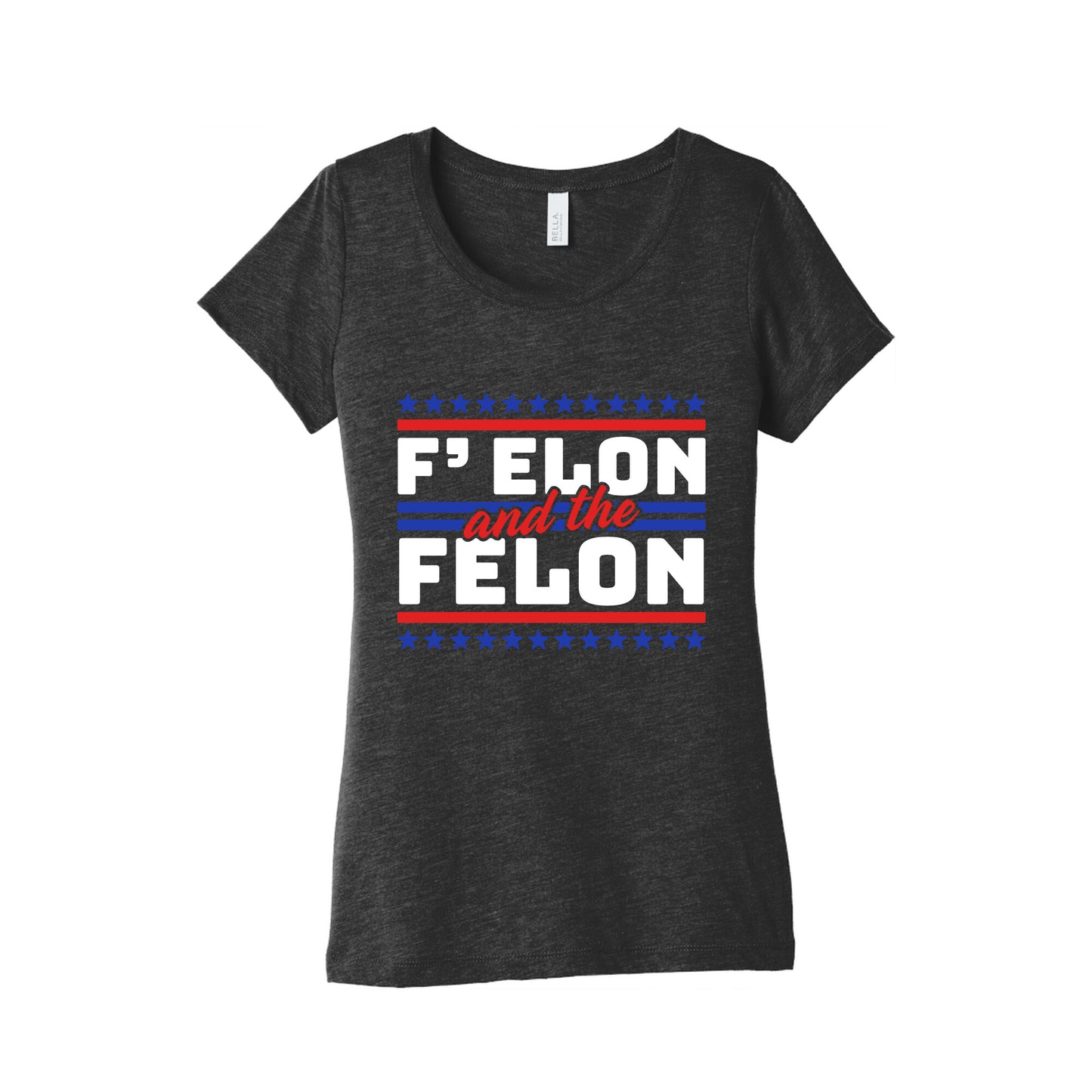 Elon & The Felon Womens Triblend Tee