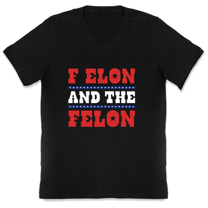 F Elon & The Felon V-Neck