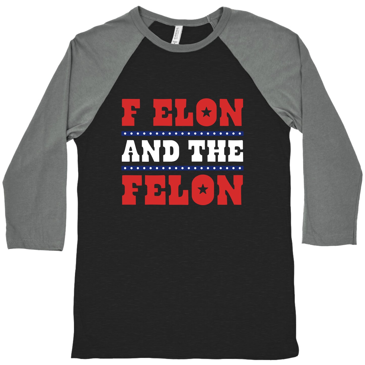 F Elon & The Felon Baseball Tee