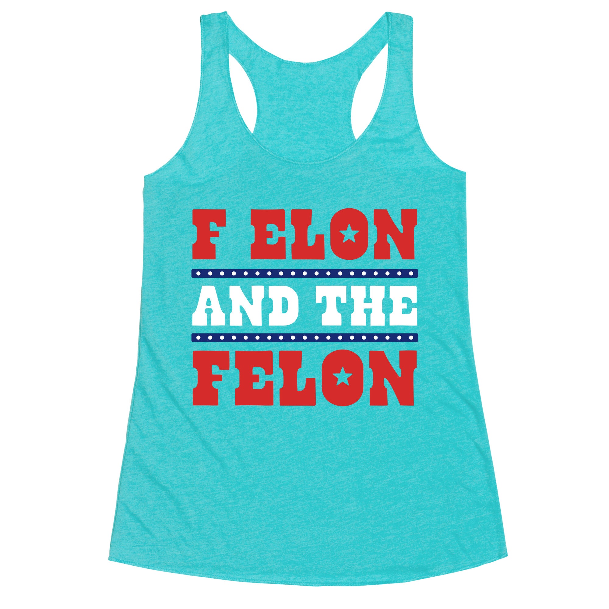 F Elon & The Felon Racerback Tank