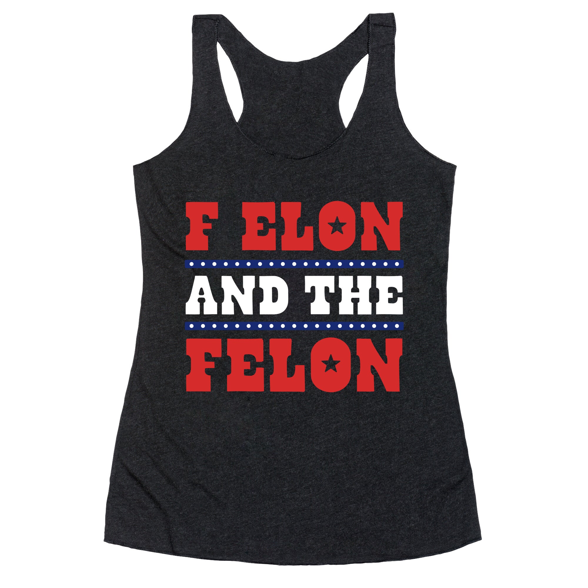 F Elon & The Felon Racerback Tank