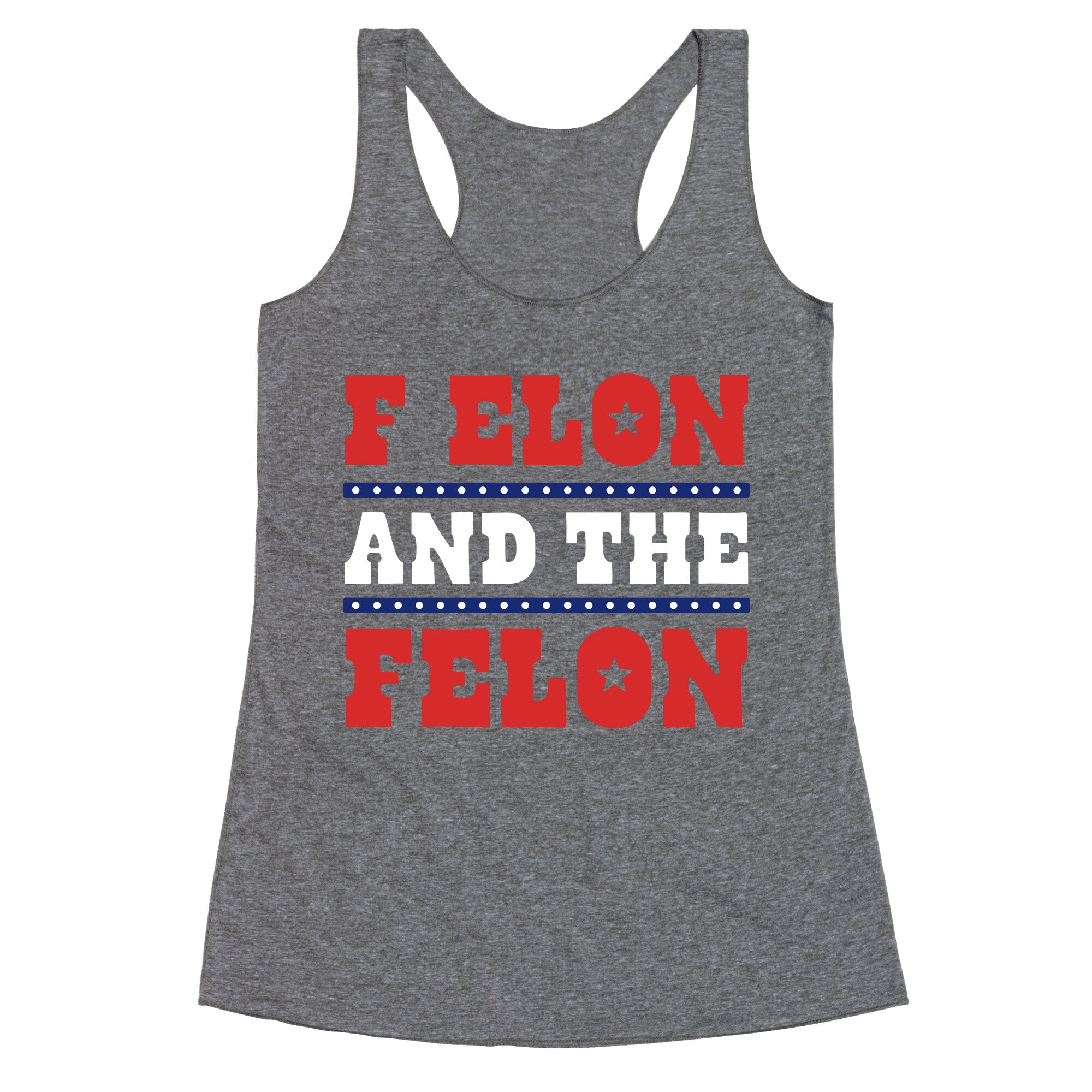 F Elon & The Felon Racerback Tank