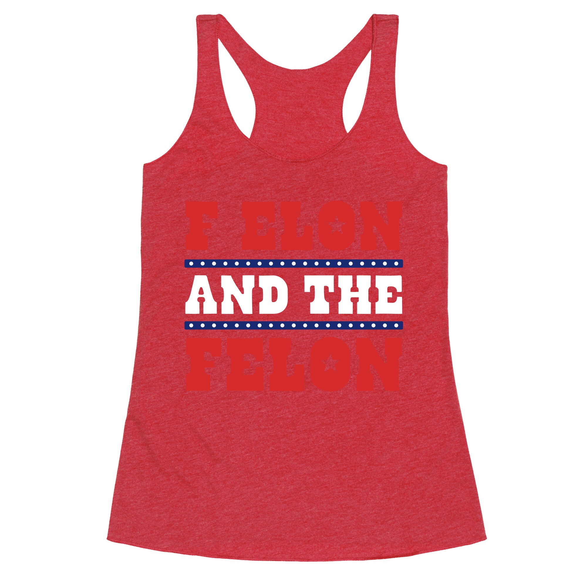 F Elon & The Felon Racerback Tank