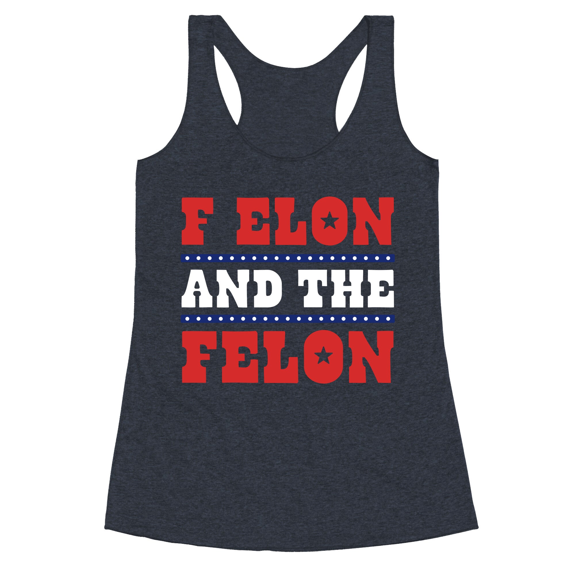 F Elon & The Felon Racerback Tank
