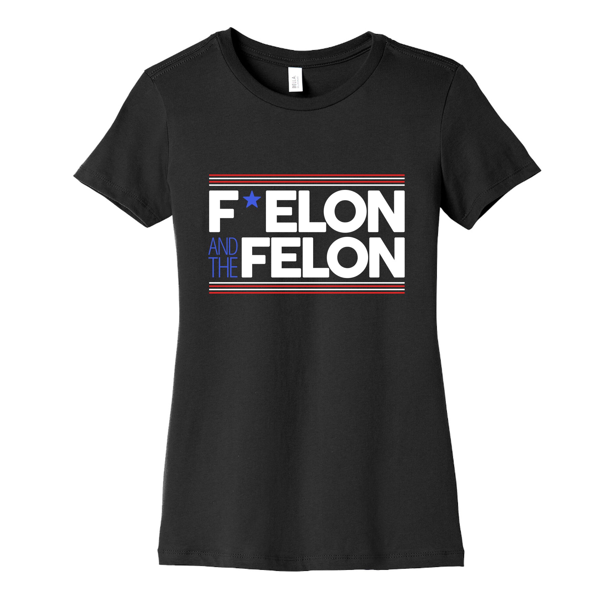 F Elon And The Felon Womens Cotton Tee