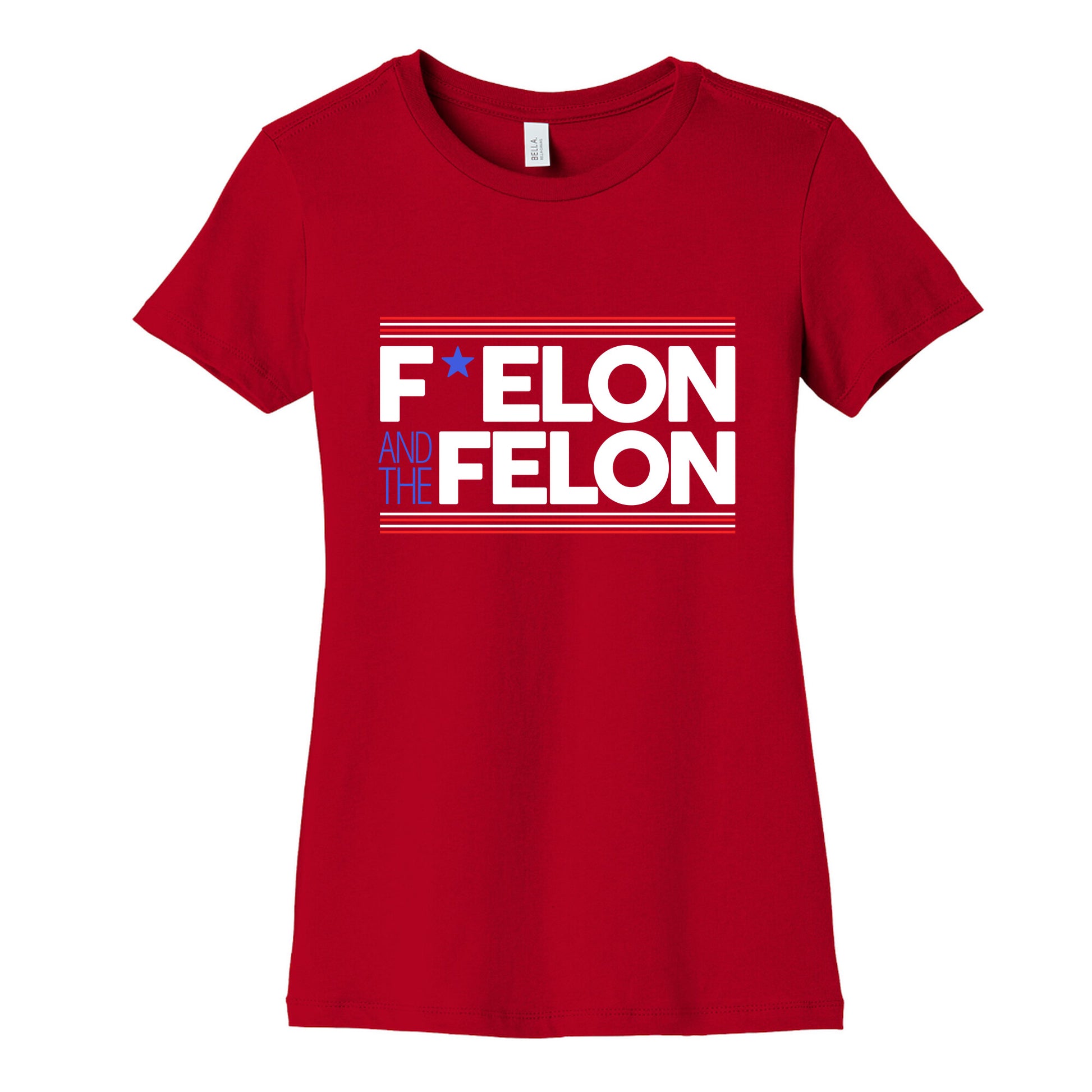 F Elon And The Felon Womens Cotton Tee