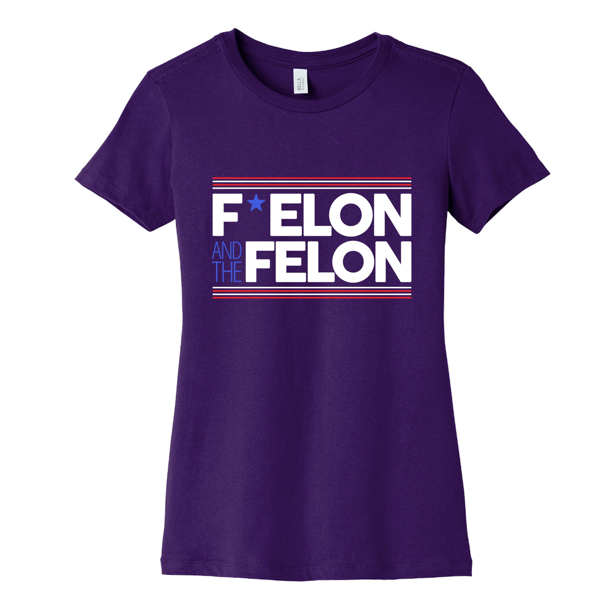 F Elon And The Felon Womens Cotton Tee