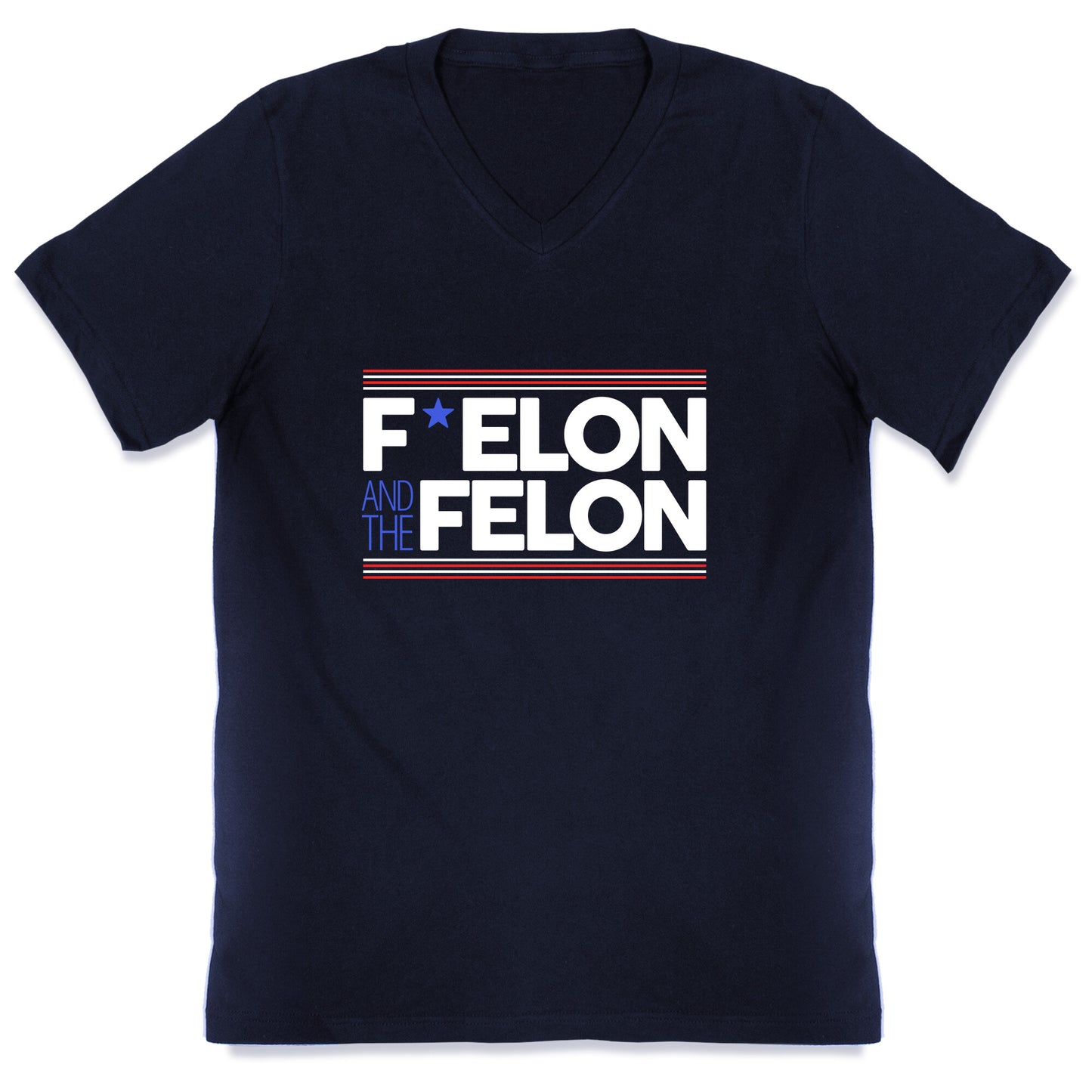 F Elon And The Felon V-Neck