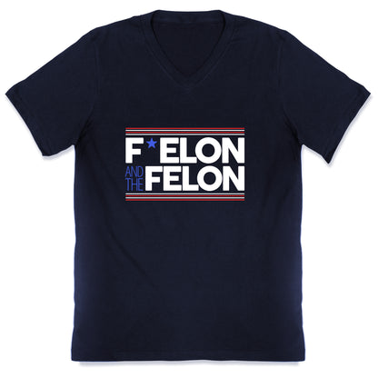 F Elon And The Felon V-Neck