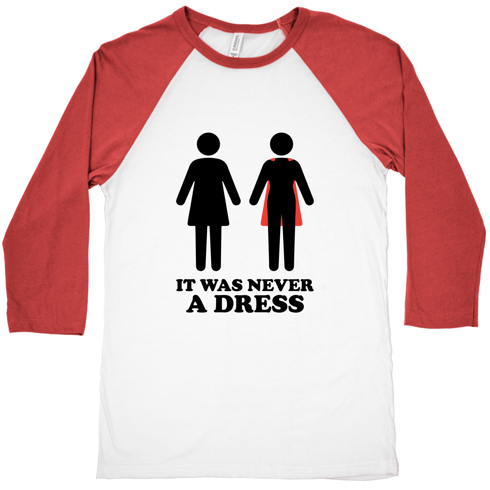 It Was Never A Dress Baseball Tee