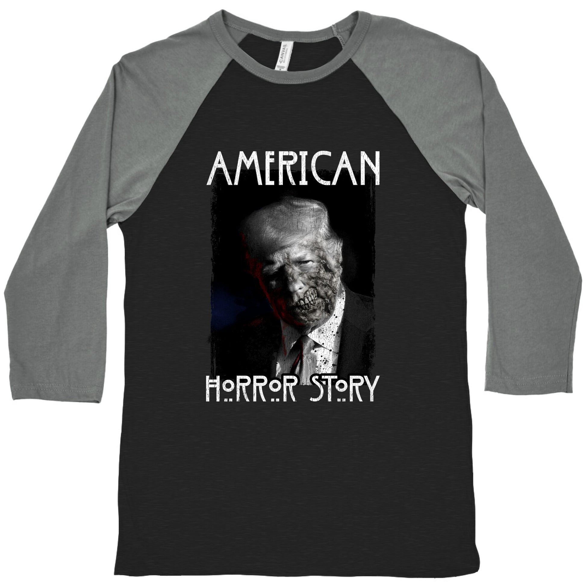 American Horror Story Trump Baseball Tee