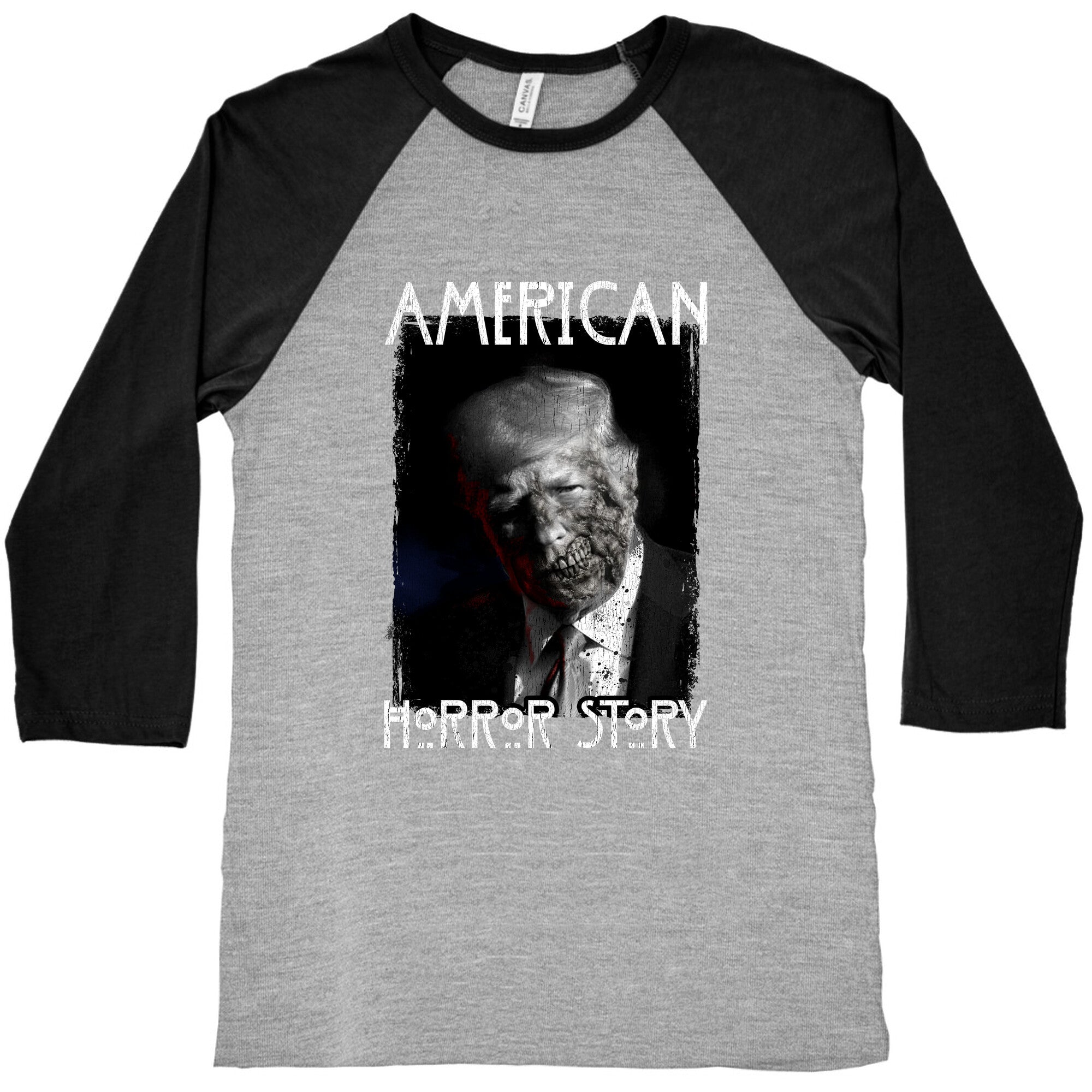 American Horror Story Trump Baseball Tee